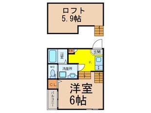 ハーモニーテラス志賀町VIの物件間取画像